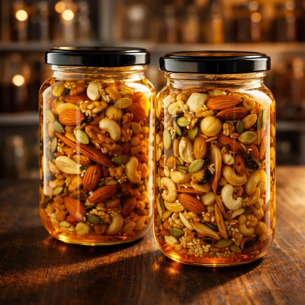 Healthy Honey Nut Mix Combo  প্রাকৃতিক পুষ্টি, শক্তি ও সুস্থ জীবনের জন্য সেরা খাবার